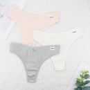 3 Pcs Lots Plus Size S-4XL Underwear Women Lingerie Panties Sexy G String Thongs for Lady Cotten Panties Girls Briefs