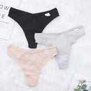 3 Pcs Lots Plus Size S-4XL Underwear Women Lingerie Panties Sexy G String Thongs for Lady Cotten Panties Girls Briefs