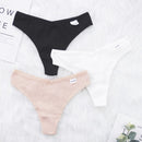 3 Pcs Lots Plus Size S-4XL Underwear Women Lingerie Panties Sexy G String Thongs for Lady Cotten Panties Girls Briefs