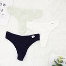 3 Pcs Lots Plus Size S-4XL Underwear Women Lingerie Panties Sexy G String Thongs for Lady Cotten Panties Girls Briefs