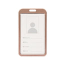 1 Pcs Aluminum Alloy Card Cover Case Bank Business Work Card Holder with ABS Retractable Badge Reel Credit ID Card Badge Bag