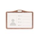 1 Pcs Aluminum Alloy Card Cover Case Bank Business Work Card Holder with ABS Retractable Badge Reel Credit ID Card Badge Bag