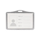 1 Pcs Aluminum Alloy Card Cover Case Bank Business Work Card Holder with ABS Retractable Badge Reel Credit ID Card Badge Bag