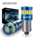 2x Car Auto BA9S Bax9s BAY9S Led T4W Wedge W5W 3030 Chip Led Interior Lamp Bulb T2W T3W H5W Parking DRL License Plate Light