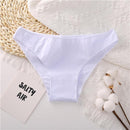 2021 Cotton Women's Panties Comfortable Underwear Low Waist Solid Color Briefs Plus Size Female Underpant Panty Lingerie XXL
