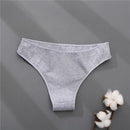 2021 Cotton Women's Panties Comfortable Underwear Low Waist Solid Color Briefs Plus Size Female Underpant Panty Lingerie XXL