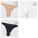 3Pcs/set Women G-string Thong Cotton Panties Seamless Underwear Comfort Low Waist Underpants Solid Color Pantys Lingerie M-XL