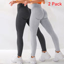 RUUHEE Seamless Push Up Leggings Scrunch Butt Women's Fitness Workout Clothing High Waist Bum Sport Gym Solid Yoga Pants