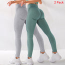 RUUHEE Seamless Push Up Leggings Scrunch Butt Women's Fitness Workout Clothing High Waist Bum Sport Gym Solid Yoga Pants