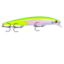 1PCS 14cm 18.5g  3D Bionic Minnow Fishing Lure Hard Bait with 3 Fishing Hooks Fishing Tackle Lure 3D Eyes Free Shipping