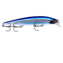 1PCS 14cm 18.5g  3D Bionic Minnow Fishing Lure Hard Bait with 3 Fishing Hooks Fishing Tackle Lure 3D Eyes Free Shipping