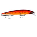 1PCS 14cm 18.5g  3D Bionic Minnow Fishing Lure Hard Bait with 3 Fishing Hooks Fishing Tackle Lure 3D Eyes Free Shipping