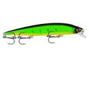 1PCS 14cm 18.5g  3D Bionic Minnow Fishing Lure Hard Bait with 3 Fishing Hooks Fishing Tackle Lure 3D Eyes Free Shipping