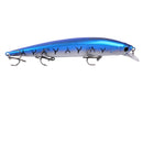 1PCS 14cm 18.5g  3D Bionic Minnow Fishing Lure Hard Bait with 3 Fishing Hooks Fishing Tackle Lure 3D Eyes Free Shipping