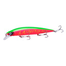 1PCS 14cm 18.5g  3D Bionic Minnow Fishing Lure Hard Bait with 3 Fishing Hooks Fishing Tackle Lure 3D Eyes Free Shipping
