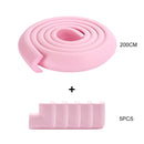 2M Soft Baby Safety Desk Table Edge Guard Strip Security L-Shaped Kids Protection Bumper Edge Angle Home Anti-collision Strip