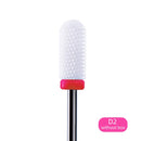 3/32'' Ceramic Nail Drill Bits Rotate Burr Milling Cutter Bits Manicure Cutter Pedicure Tools Electric Nail Drill Accessories