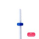 3/32'' Ceramic Nail Drill Bits Rotate Burr Milling Cutter Bits Manicure Cutter Pedicure Tools Electric Nail Drill Accessories