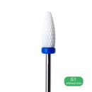 3/32'' Ceramic Nail Drill Bits Rotate Burr Milling Cutter Bits Manicure Cutter Pedicure Tools Electric Nail Drill Accessories