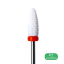 3/32'' Ceramic Nail Drill Bits Rotate Burr Milling Cutter Bits Manicure Cutter Pedicure Tools Electric Nail Drill Accessories