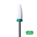 3/32'' Ceramic Nail Drill Bits Rotate Burr Milling Cutter Bits Manicure Cutter Pedicure Tools Electric Nail Drill Accessories