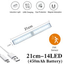 10 20 30 40CM Led Light Under Cabinet Light Motion Sensor night light Closet Light Cabinet Kitchen Lighting Magnetic night light