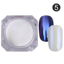 1 Box Neon sparkle Mirror Nail Glitter Pearl Powder Auroras Iridescent Effect Nails Pigment Dust UV Gel Polish Decor