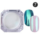 1 Box Neon sparkle Mirror Nail Glitter Pearl Powder Auroras Iridescent Effect Nails Pigment Dust UV Gel Polish Decor