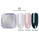 1 Box Neon sparkle Mirror Nail Glitter Pearl Powder Auroras Iridescent Effect Nails Pigment Dust UV Gel Polish Decor
