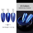 1 Box Neon sparkle Mirror Nail Glitter Pearl Powder Auroras Iridescent Effect Nails Pigment Dust UV Gel Polish Decor