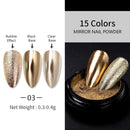 1 Box Neon sparkle Mirror Nail Glitter Pearl Powder Auroras Iridescent Effect Nails Pigment Dust UV Gel Polish Decor