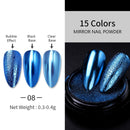 1 Box Neon sparkle Mirror Nail Glitter Pearl Powder Auroras Iridescent Effect Nails Pigment Dust UV Gel Polish Decor