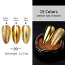 1 Box Neon sparkle Mirror Nail Glitter Pearl Powder Auroras Iridescent Effect Nails Pigment Dust UV Gel Polish Decor
