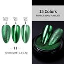 1 Box Neon sparkle Mirror Nail Glitter Pearl Powder Auroras Iridescent Effect Nails Pigment Dust UV Gel Polish Decor