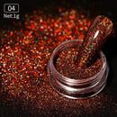1 Box Neon sparkle Mirror Nail Glitter Pearl Powder Auroras Iridescent Effect Nails Pigment Dust UV Gel Polish Decor