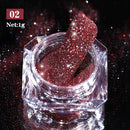 1 Box Neon sparkle Mirror Nail Glitter Pearl Powder Auroras Iridescent Effect Nails Pigment Dust UV Gel Polish Decor