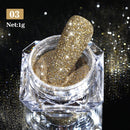 1 Box Neon sparkle Mirror Nail Glitter Pearl Powder Auroras Iridescent Effect Nails Pigment Dust UV Gel Polish Decor