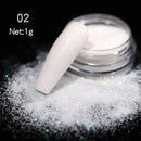 1 Box Neon sparkle Mirror Nail Glitter Pearl Powder Auroras Iridescent Effect Nails Pigment Dust UV Gel Polish Decor