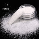 1 Box Neon sparkle Mirror Nail Glitter Pearl Powder Auroras Iridescent Effect Nails Pigment Dust UV Gel Polish Decor