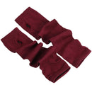 Elbow Length Fingerless Gloves Arm Sleeve Warmer Rainbow Colored Striped Knitted Sunscreen Halloween Costume Fingerless Mittens