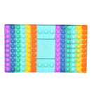 Big Size Fidget Toys Simple Dimple Rainbow Chess Board Push Bubble Toy Cute Bag Reliver Stress Toy Family Table Board Games