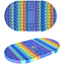 Big Size Fidget Toys Simple Dimple Rainbow Chess Board Push Bubble Toy Cute Bag Reliver Stress Toy Family Table Board Games