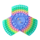Big Size Fidget Toys Simple Dimple Rainbow Chess Board Push Bubble Toy Cute Bag Reliver Stress Toy Family Table Board Games