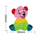 Big Size Fidget Toys Simple Dimple Rainbow Chess Board Push Bubble Toy Cute Bag Reliver Stress Toy Family Table Board Games