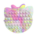 Big Size Fidget Toys Simple Dimple Rainbow Chess Board Push Bubble Toy Cute Bag Reliver Stress Toy Family Table Board Games