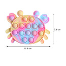 Big Size Fidget Toys Simple Dimple Rainbow Chess Board Push Bubble Toy Cute Bag Reliver Stress Toy Family Table Board Games