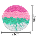 Big Size Fidget Toys Simple Dimple Rainbow Chess Board Push Bubble Toy Cute Bag Reliver Stress Toy Family Table Board Games