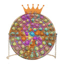 Big Size Fidget Toys Simple Dimple Rainbow Chess Board Push Bubble Toy Cute Bag Reliver Stress Toy Family Table Board Games