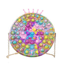 Big Size Fidget Toys Simple Dimple Rainbow Chess Board Push Bubble Toy Cute Bag Reliver Stress Toy Family Table Board Games