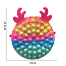 Big Size Fidget Toys Simple Dimple Rainbow Chess Board Push Bubble Toy Cute Bag Reliver Stress Toy Family Table Board Games